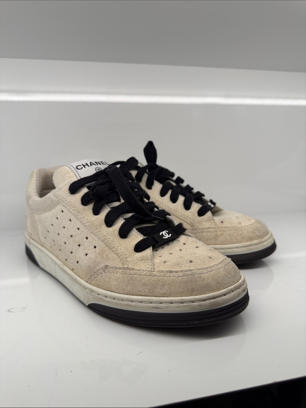 Chanel Calfskin Sneakers CC